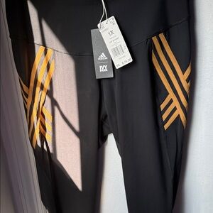 Kids Black and Gold Leggings